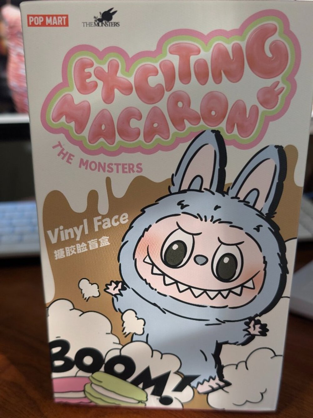 POP MART Labubu The Monsters Exciting Macaron Series Vinyl Face